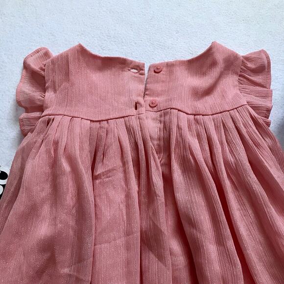 OshKosh B'gosh NWT Metallic Pink Dress Girls 4T - Picture 8 of 10